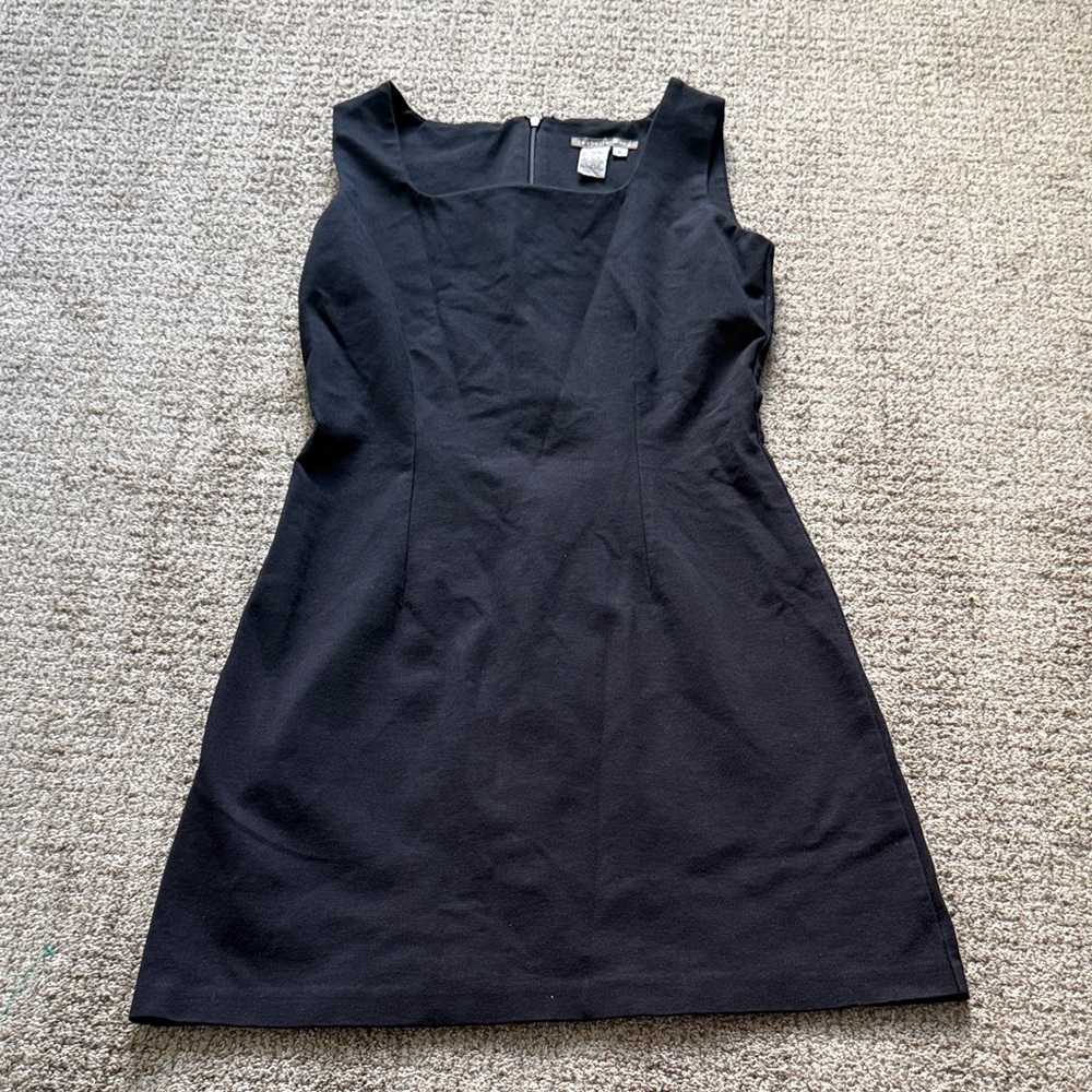 Classic Black Sleeveless Mini Dress
